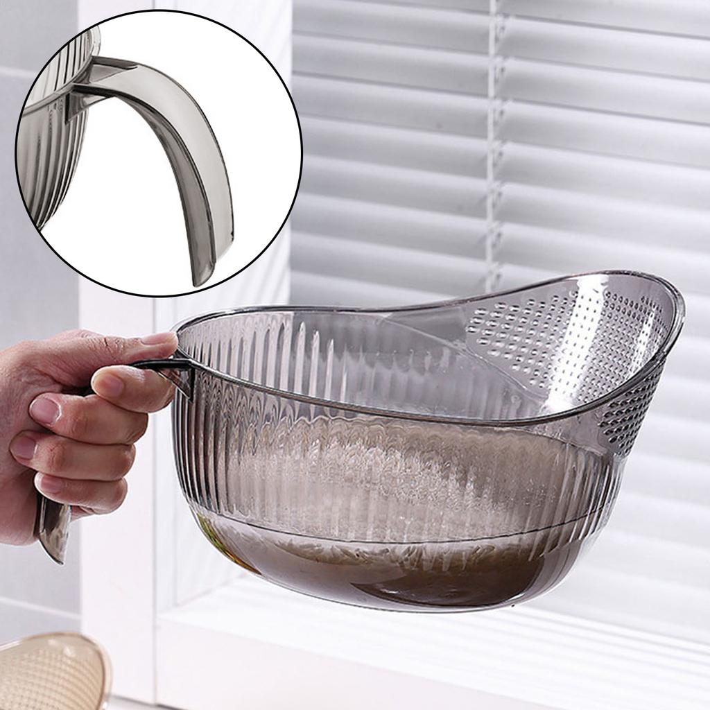Inovativní dřezový koš, snadno čistitelná miska na rýži, PET materiál, vhodné pro domácí kuchaře a milovníky zdravého stravování