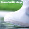 Reusable Waterproof Shoe Covers Non Slip Rain Shoe Covers Zippered Shoe Protectors with Drawstring for Men Women Outdoor