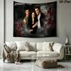 Twilight Poster Wall Tapestry Aesthetic Wall Hanging Printed Fabric Blanket Decorative Tapestries for Bedroom Living Room Home Decor