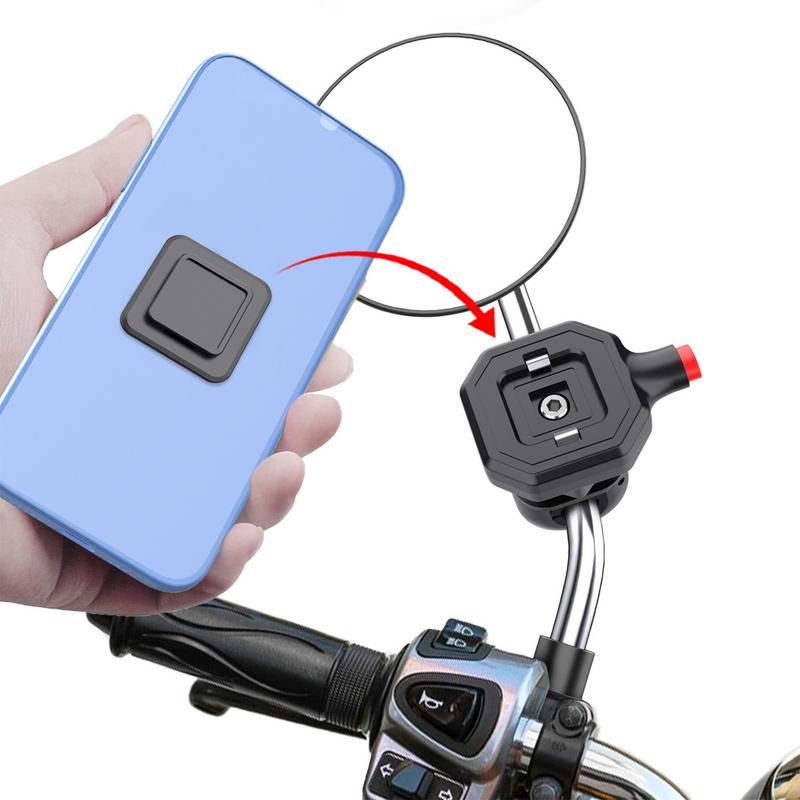 Motorcycle Cycle Phone Mount Safe Lightweight Cell Phone Holder Sturdy Cell Phone Stands Phone Mount Clamp Secure And Adjustable