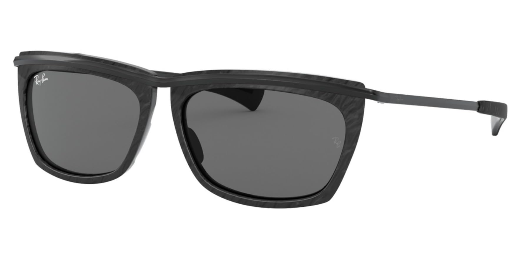 

Sunglasses 0RB2419 TOP WRINKLED BLACK ON BLACK 56 Ray-Ban Men s