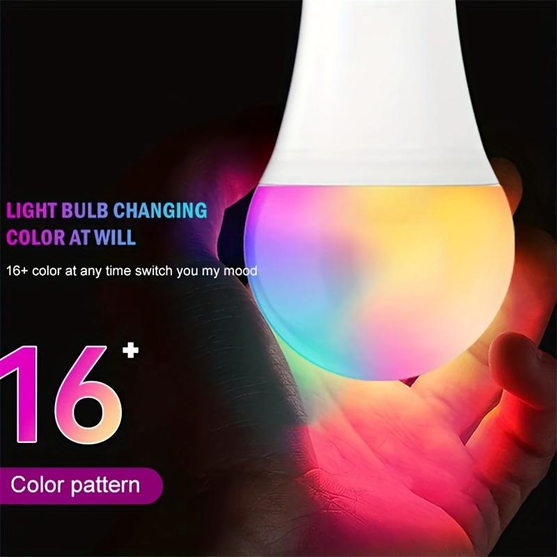 16 Color E27 RGB Remote Control Bulb Led Light For Room Smart Bulb Lamp Dimmer Low Power Consumption Energy Save Adjustable Bulb