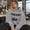 2026 Hot Sales Design Pattern Printed Summer Women's Hoody Sweatshirt Loose Streetwear Minimalist Casual Pullover Hoodie