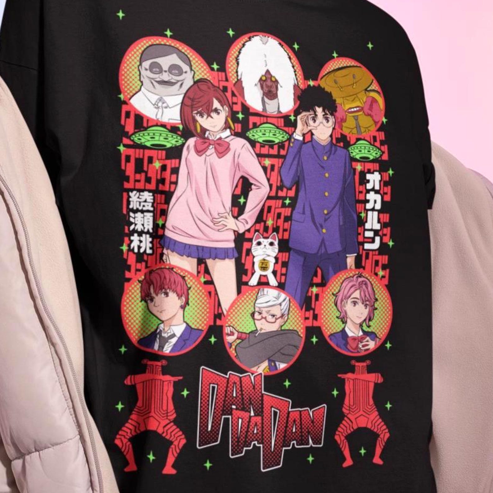 Okarun Momo Seiko Turbo Jiji Anime Shirt - Okarun Tshirt,Ken Takakura Sweater S