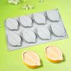 Silicone 8 Cavity Fruit Shape Mousse Cake Mold Set High Temperatures Resistant Dessert Mould Practical Baking Tool