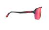 Rudy Project Spinshield Air Sports Black Sunglasses, Matte/Multi-Laser Red, SP843806-0002