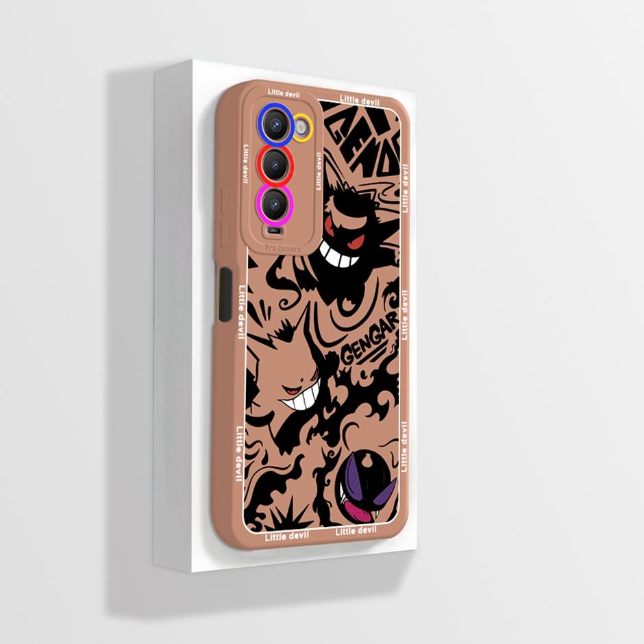 For Tecno Camon 18 18P Case CH6 CH7 Soft Silicone Phone Cover for Camon 18 Camon18 P Camon18P Cases Straight Edge Bumper Fundas