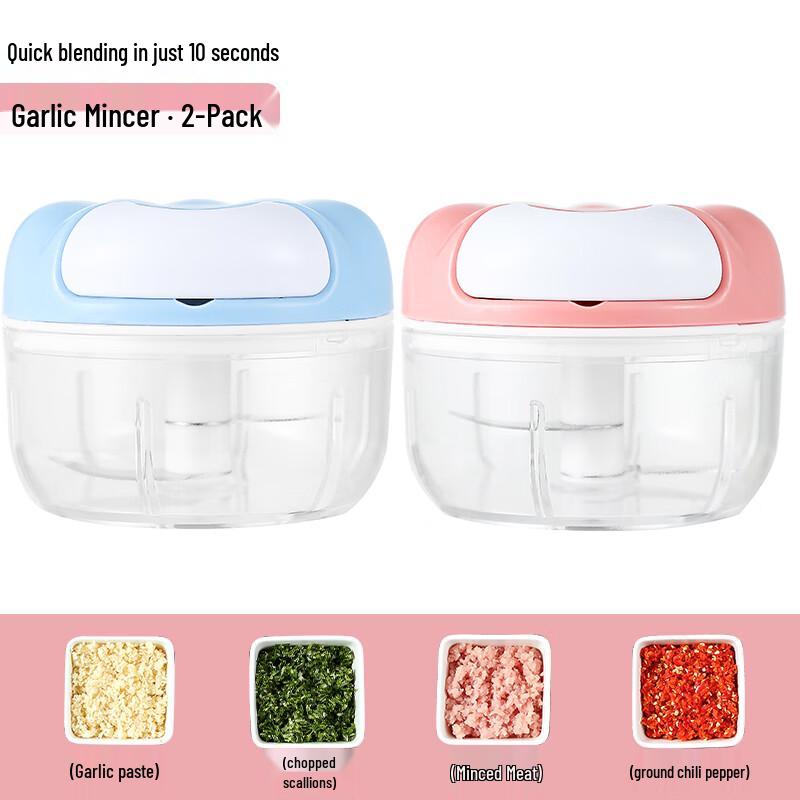 Mini Manual Garlic Chopper & Mincer