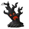 Miniature Sand Table Landscaping Halloween Tree Demons Ornaments, Resin Micro Landscape Figures, Dark Gothic Window Display Props Forest Ghost
