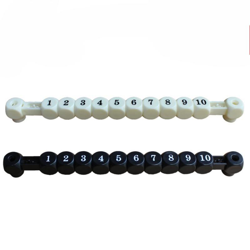 

Table Football Machine Accessory, Multifunctional Grid Score Strip Counter for Table Game Sports Equipment чорний білий колір