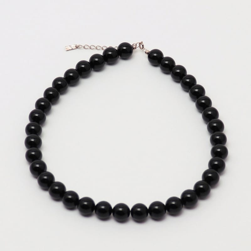 Less is more Onyx Necklace _ 10mm