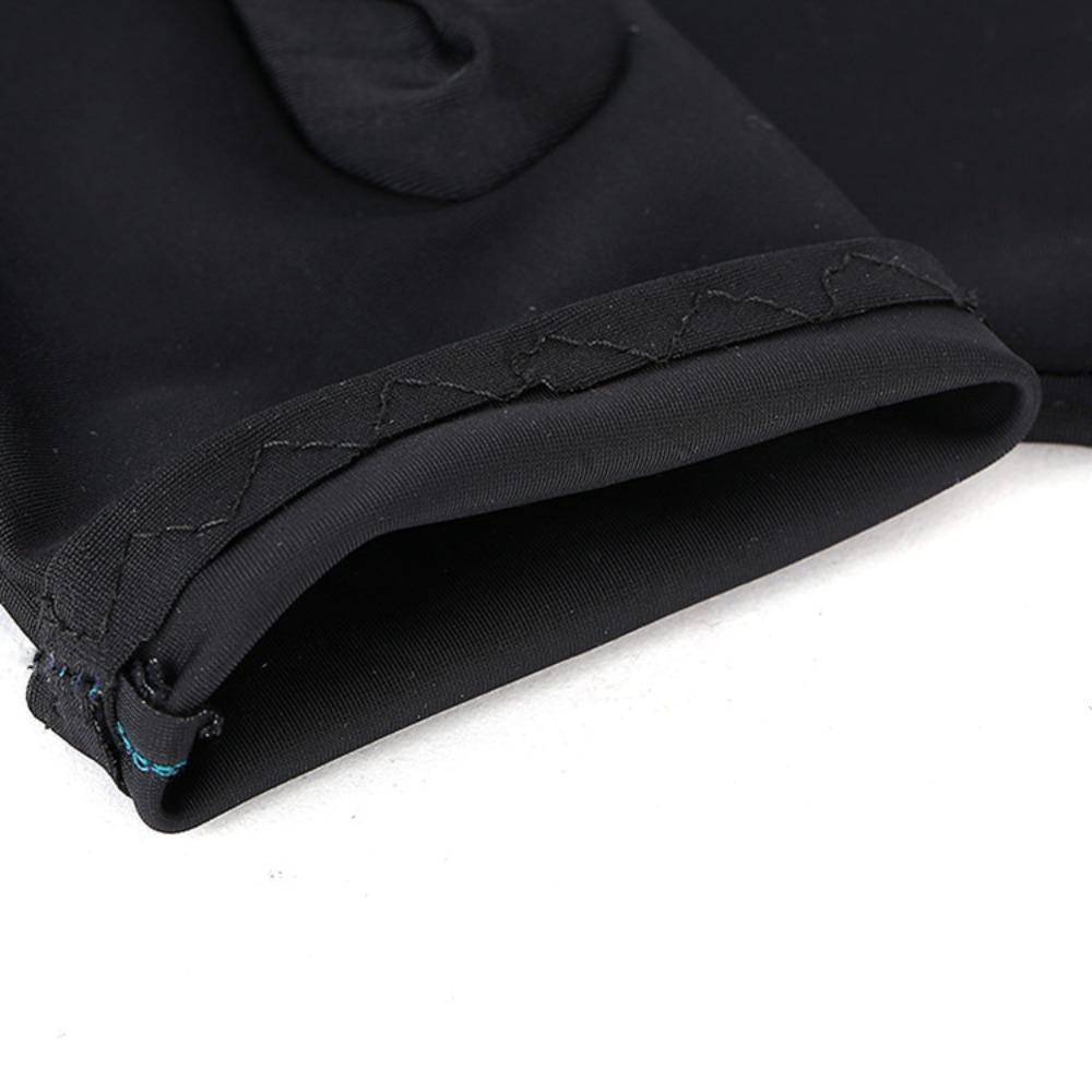 Spring and Autumn Thin Black and White High-quality Elastane Sunscreen High Elastic and Enlarged Boutique Men's Sports Etiquette Sunscreen Gloves