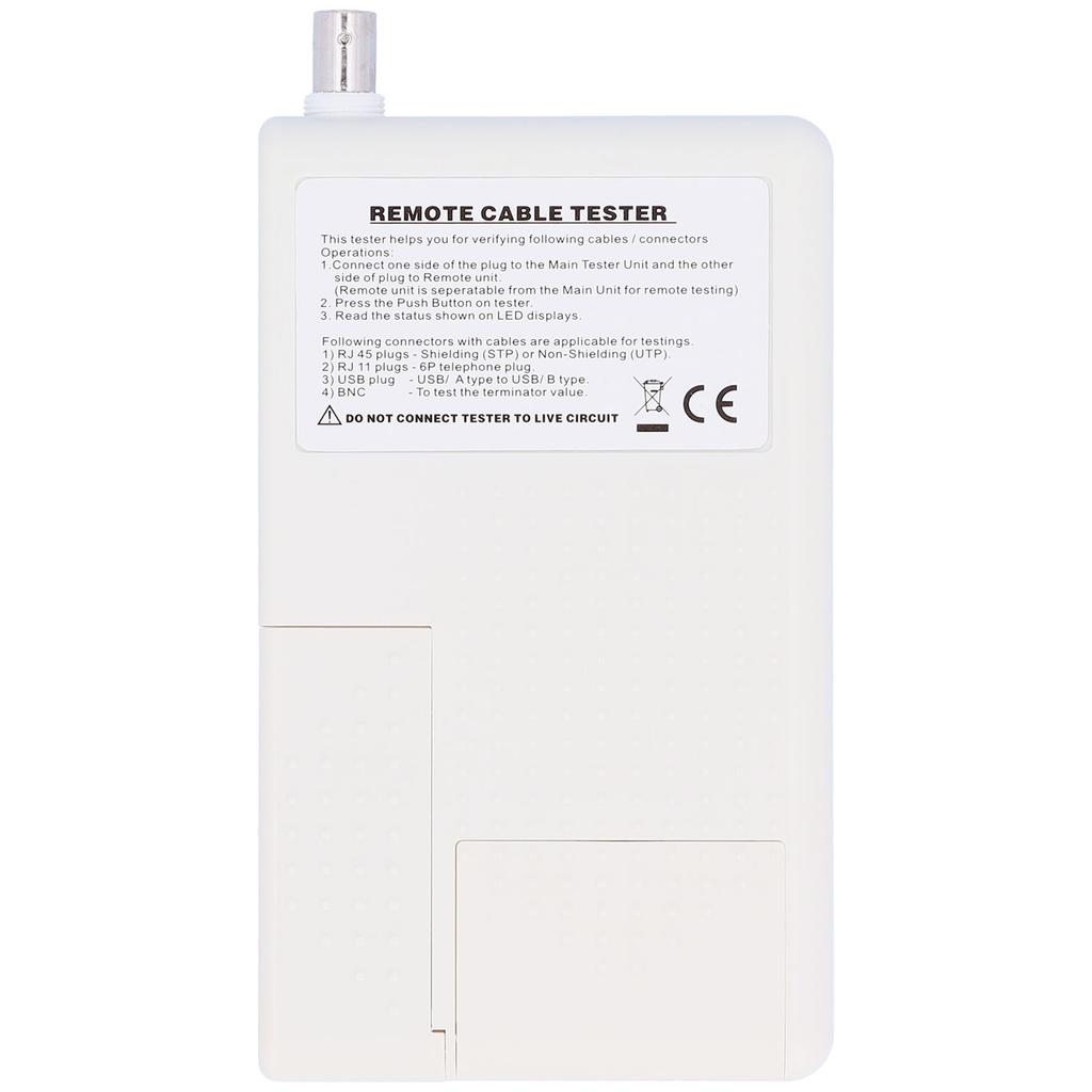 Koaxialkabeltester Multifunktion 4in1 Netzwerkwerkzeug RJ11 RJ45 USB BNC Multitester