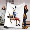 wrestling Theme Printed Blanket - Perfect for Couch, Bed, Travel & Outdoor Use | Machine Washable, Cozy & Durable.