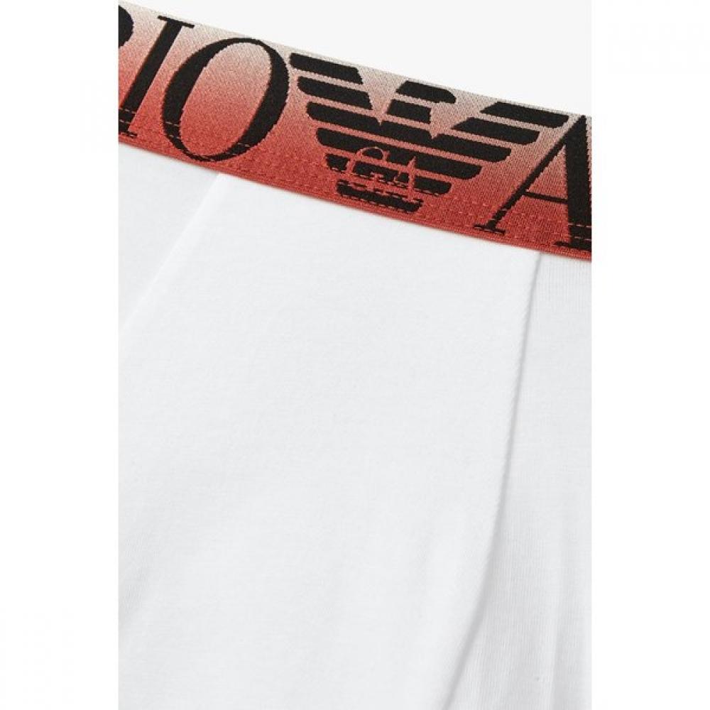 Emporio Armani Men S Gradient Banding Cotton drawerS Set Of 2  0815112028 0815112029 