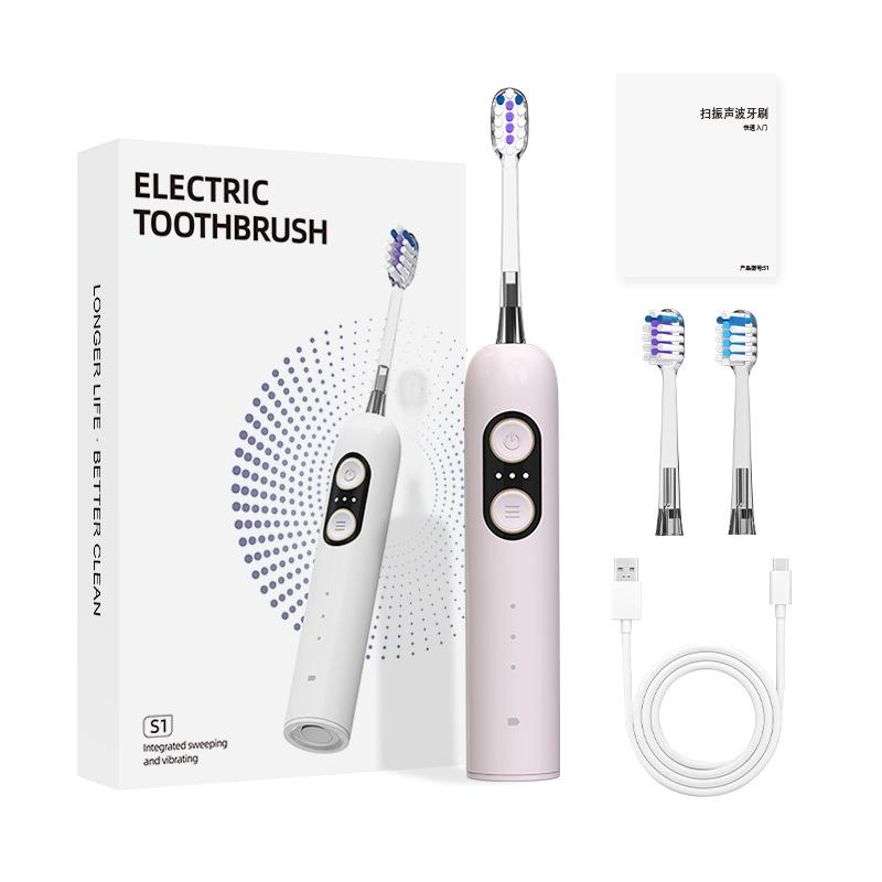 Cleaning Electric Toothbrush Upgraded To 50-degree Large-swing Arc Intelligent Servo Electrical Acoustic Wave Scanning and Vibration Integration