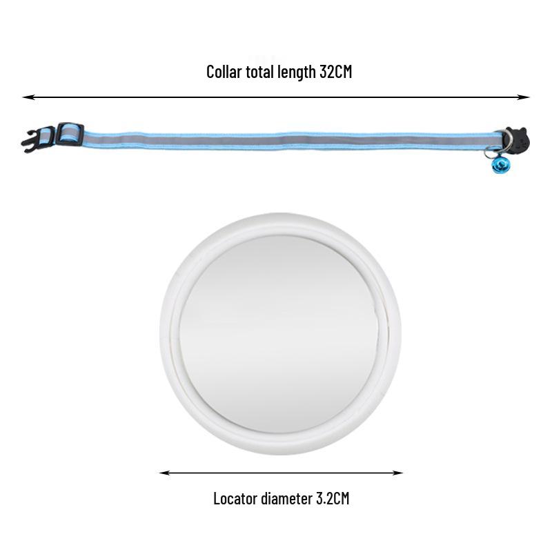 Silicone Cat Collar with Apple AirTag Holder for Pet Tracking