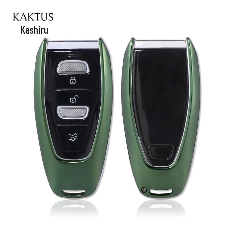 KAKTUS Cashu Car Key Case for Aston Martin DBX - Protective Shell Cover with Buckle