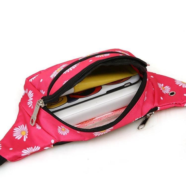 Crossbody Waist Bag for Women's Large Capacity Oxford Cloth Wear-resistant Multifunctional Casual Waist Bag