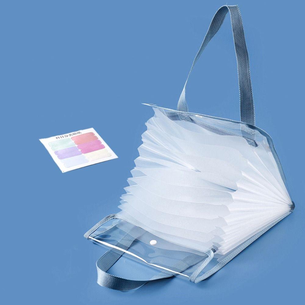 

Multi-Layer A4 Expanding Organ Bag Portable Paper Organizer 13 Pocket File Folders School Supplies