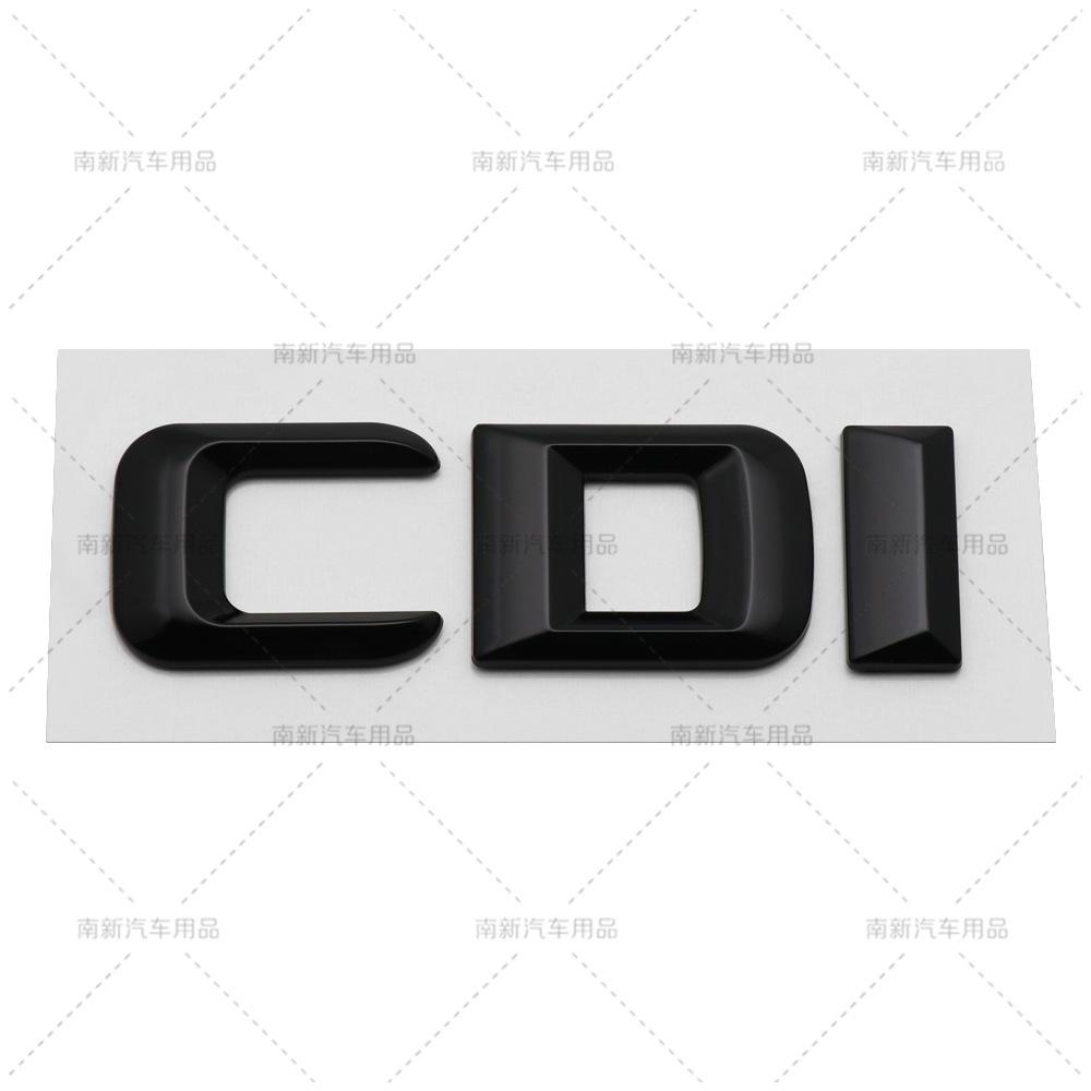 Vhodné pro Mercedes Benz C-Class E-Class S-Class CGI CDI odznak s písmeny S350L E260L C200 zadní odznak nálepka na auto znak XH4