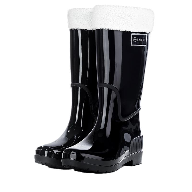 Wholesale Custom Printed High-Top Rain Overshoes PVC Waterproof Rubber Shoes for Men