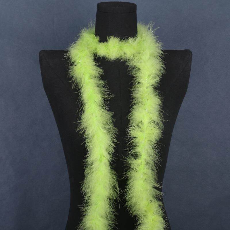 About 2 Meters Long-Haired Turkey Feather Clothing Pet Supplies Car Ornaments Flower Lights Christmas Supplies Diy Decoration