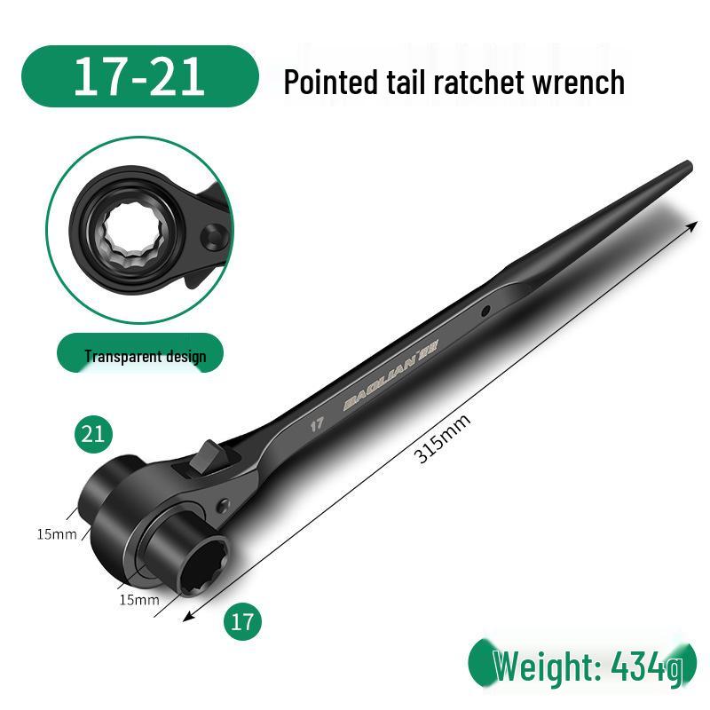 Dual Function Ratchet Wrench Set with Burr Wheel and Torx Socket