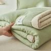 Class A fiber double-layer yarn soybean fiber summer quilt 4-piece set wrinkled yarn air conditioner quilt thin washable quilt