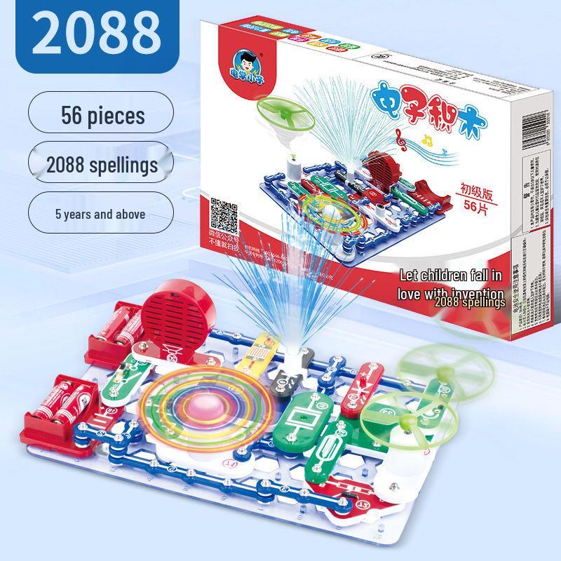Kid's Electronic Circuit Building Blocks for Science Experiments