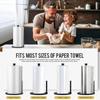 Paper Towel Holder, Countertop Paper Towel Holder, Steady Paper Roll Holder, Weighted Paper Towel Stand for Kitchen Bathroom