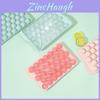 Space-saving Round Ice Tray With Lid Corrosion Resistant Plastic Mold For Ice