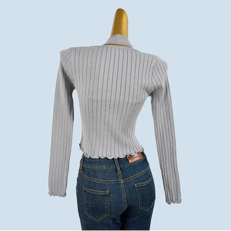 Sweet Spring and Summer Top Halter Top Bow Knitted Pearl Buckle Cardigan Short Two-piece Set Women Gyaru Pure Desire