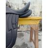 Sela de Dressage Monoflap em Couro com Arções Intercambiáveis – Design Elegante do Assento