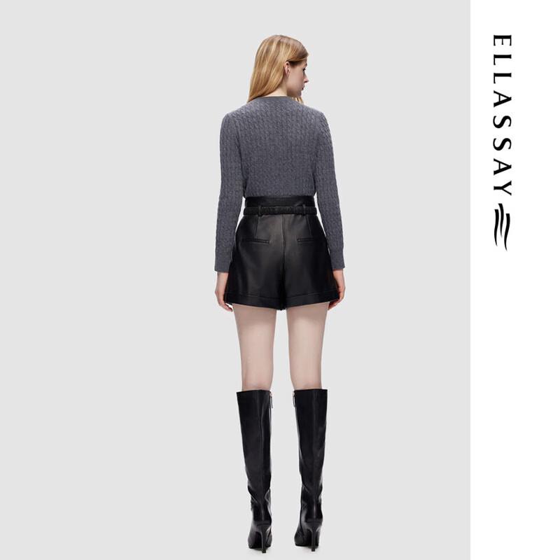 ELLASSAY Women's 99% Wool Knit Cardigan