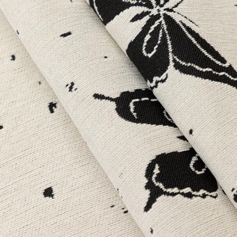 Light Luxury High-End Special-Shaped Butterfly Chenille Sofa Cushion, New Four-Season Universal Black Edge Non-Slip Leather Sofa Seat Cushion