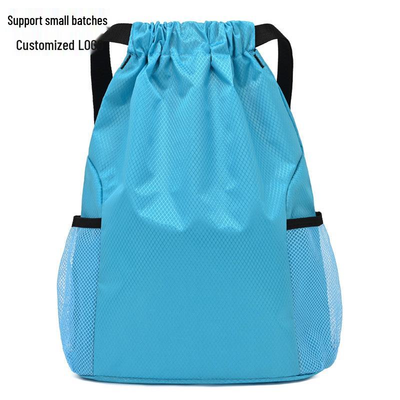 Custom Logo Drawstring Backpack: Gym, School, Tutoring & Shopping Bag