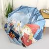 1pc Winter Wonderland Birthday Celebration with Elf, Bunny, and Presents, Festive Gift for Fans, Travelers, Everyday Use, Auto Open Close Umbrella Wit