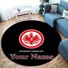 Eintracht Frankfurt Custom Name Round Area Rug,Carpet Rug for Living Room Bedroom Sofa Playroom Decor,Non-slip Floor Mat