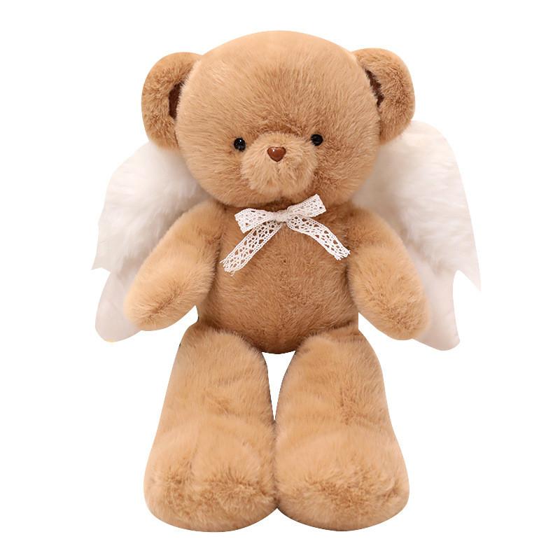 Angel Bear Delightful Plush Doll Cozy Teddy Bear Gift For Children And Babies