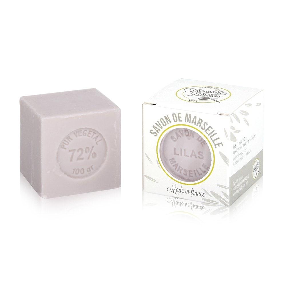 

[theophile berthon] Lilac scent Marseille soap (100g)