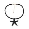 Punk Boho Metal Big Starfish Pendant Rope Chain Summer Necklace For Women Y2K Jewelry Gift