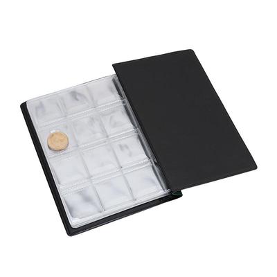 120 porta-moedas 4 cores, coleta, armazenamento, dinheiro, penny, álbum, bolsos de livro