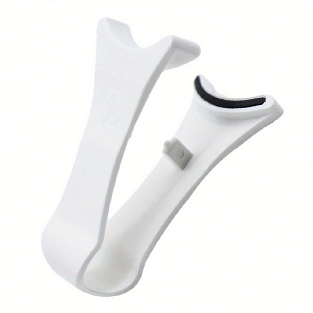 1 Stück Weißer Magnetischer Saug-Wimpern-Clip, Kompakt und Tragbar V-förmiger Clip Leicht zu Tragen, Ein Must-Have Schönheitswerkzeug für Anfänger