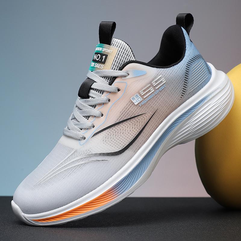 Men's Casual Shoes Shock-proof Comfortable Outdoor Running Fitness Training Sports Shoes Mesh Shoes Tenis Masculino