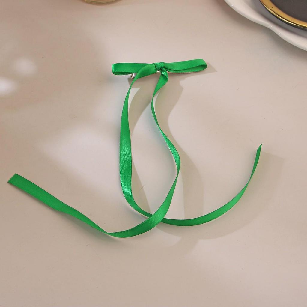 Ballet Style Ribbon Bow Duckbill Clip - Sweet 4cm Hair Accessories