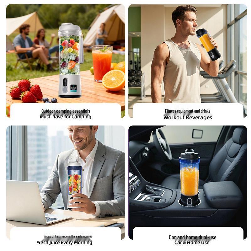 Portable Automatic Juicer and Smoothie Blender with Large Capacity
