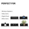 Speakers Organizer Rack Acrylic Wall Mounted Display Stand Shelf Holder Home Storage Self Stick-On