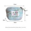Stripes Plush Coin Purse Kawaii Cute Key Money Card Case Bags Small Coin Bags for Women Boys Girls Gift Mini Handbag
