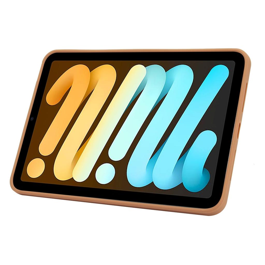 For iPad mini (2024)/(2021) Case with Kickstand TPU+PC Skin-Touch Tablet Cover